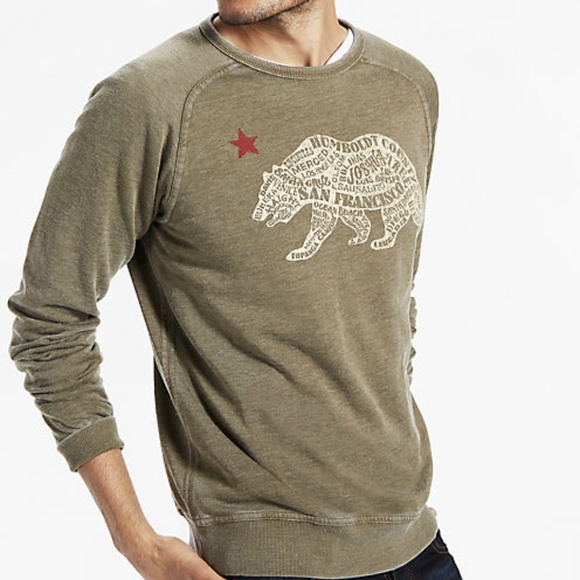 lucky brand bear sweater